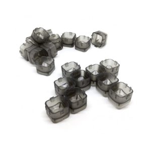 Modular Ink Cups for Tattoo 100pcs, 13mm, Black
