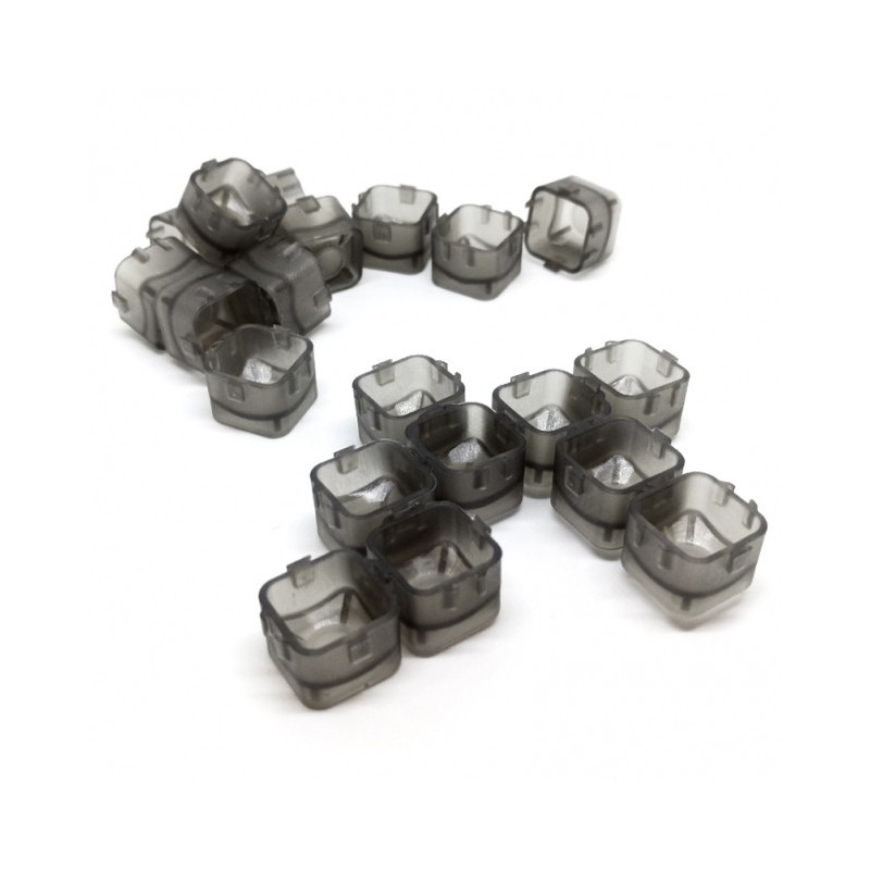 Modular Ink Cups for Tattoo 100pcs, 13mm, Black