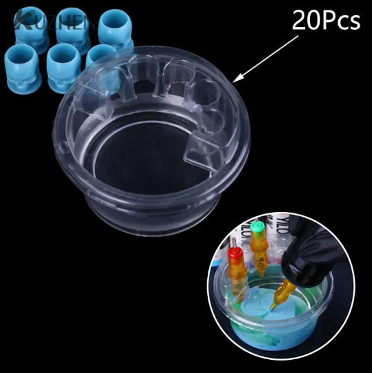 20Pcs/Box Tattoo Cartridge Cup Holder - imagine 5